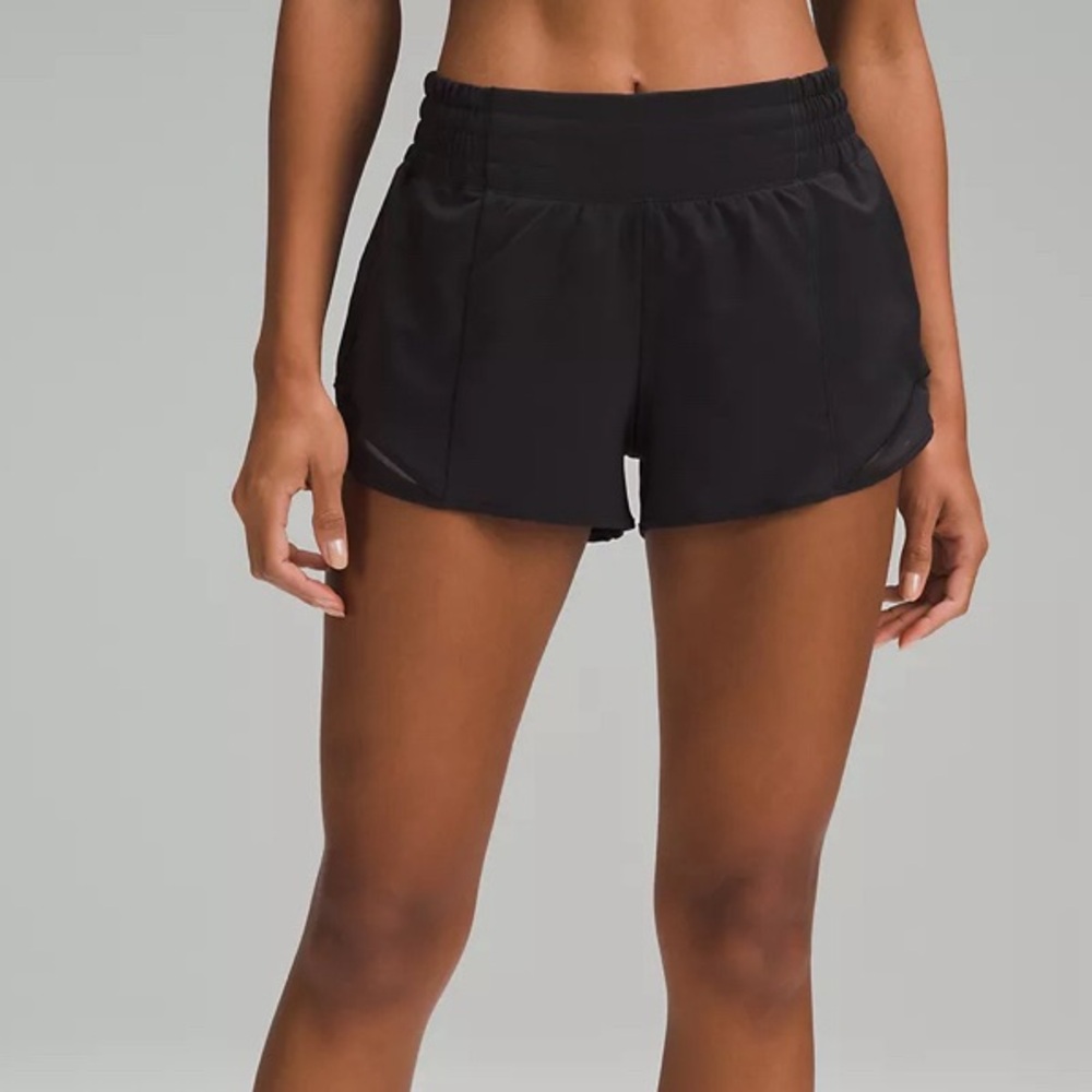 Lululemon Hotty Hot II 4” Black Size 4
